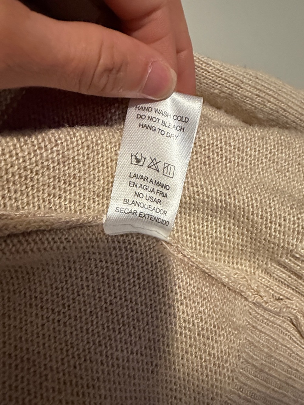 Doe & Rae Open-Front Colorblock Cardigan - Gray, Cream & Rust - Picture 4 of 6